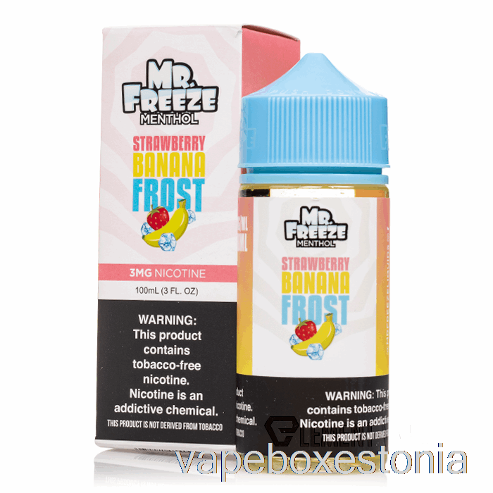 Vape Box Estonia Maasikas Banaan Frost - Mr Külmutada - 100ml 0mg